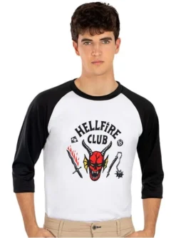 Camiseta De Hellfire Club Stranger Things 4 – Oficial Netflix