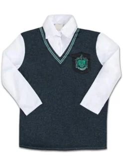 Camiseta De Slyhterin Para Niña - Harry Potter -Galaxia Del Cosplay camiseta de slyhterin para nina harry potter 2