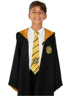 Corbata Hufflepuff Harry Potter Para Niños -Galaxia Del Cosplay corbata hufflepuff harry potter para ninos 2
