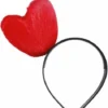 Diadema De Corazón Hilado Rojo