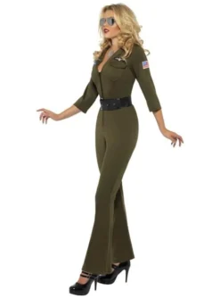 Disfraz De Aviador De Top Gun Para Mujer -Galaxia Del Cosplay disfraz de aviador de top gun para mujer 2