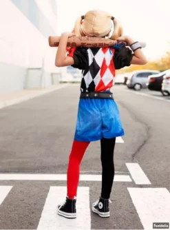 Disfraz De Harley Quinn Para Niña -Galaxia Del Cosplay disfraz de harley quinn para nina 1 6