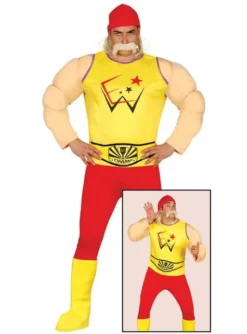 Disfraz De Luchador Hogan Para Hombre -Galaxia Del Cosplay disfraz de luchador hogan para hombre 2