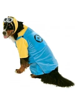 Disfraz De Minion Para Perro Talla Grande