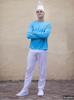 Disfraz De Pitufo Talla Grande -Galaxia Del Cosplay disfraz de pitufo para hombre talla grande 3