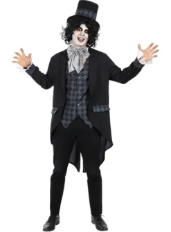 Disfraz De Sombrerero Oscuro Para Hombre Talla Grande -Galaxia Del Cosplay disfraz de sombrerero oscuro para hombre talla grande 2