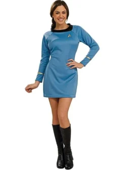 Disfraz De Star Trek Deluxe Azul Para Mujer