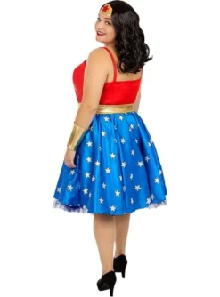 Disfraz De Wonder Woman Clásico Talla Grande -Galaxia Del Cosplay disfraz de wonder woman clasico talla grande 2