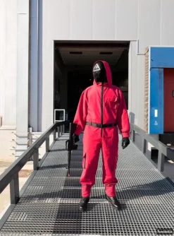 Mono El Juego Del Calamar Oficial Netflix Para Adulto -Galaxia Del Cosplay mono el juego del calamar oficial netflix para adulto 3