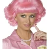 Peluca Rosa Frenchy Grease