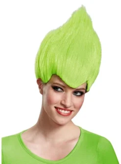 Peluca De Trolls Verde Para Adulto
