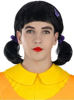 Peluca Muñeca El Juego Del Calamar - Oficial Netflix