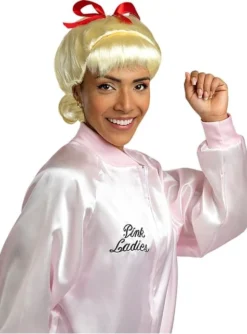 Peluca Pink Girls De Los Años 50 -Galaxia Del Cosplay peluca pink girls de los anos 50 1 2